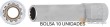 Bolsa 10 vasos largos 1/4" multicara, 8 mm.
