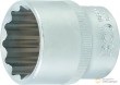Vaso corto 1/2" bihex. "protorque", 28 mm
