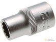 Vaso corto 1/2" bihex. "protorque", 12 mm