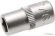 Vaso corto 1/4" hex. "protorque", 9/32" sae