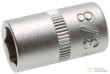 Vaso corto 1/4" hex. "protorque", 3/8" sae