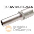 Bolsa 10 vasos largos 1/4" bihex. "protorque", 5,5 mm