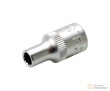 Vaso corto 1/4" bihex., 4,5 mm