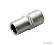 Vaso corto 1/4" bihex., 7 mm