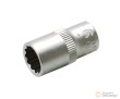 Vaso corto 1/4" bihex., 9 mm