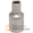Vaso corto 1/4" bihex., 1/4"