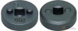 Disco para reposicionador de piston de freno, marca *5* para adaptador 3/8" (10 mm.) con 2 tetones