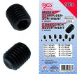 Estuche 160 tornillos prisioneros surtidos ( m3 x 5 - m10 x 12 mm) din 913