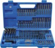Estuche 208 puntas de seguridad 1/4" + mango destornillador 1/4"