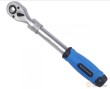 Carraca reversible 3/8" extensible , 240 - 345 mm., 72 d con mango antideslizante - ergonómico y bicomponente