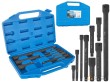 Estuche 9 alargaderas de impacto 1/4" (50 - 100 - 150 mm.) + 3/8" (75 - 100 - 150 mm.) + 1/2" (50 - 125 - 250 mm.)