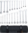 Bolsa de 11 llaves combinadas de carraca 72d.en metrica (6-8-9-10-12-13-14-15-16-17-18 mm) + 11 en pulgadas (1/4"-9/32"-5/16"-11/32"-3/8"-7/16"-1/2"-9/16"-5/8"-11/16"-3/4")