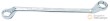 Llave estrella acodada doble 75º, din 838, 25 x 28 mm,