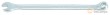 Llave combinada 15º pulida, 5 mm., din 3113a