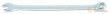 Llave combinada 15º pulida, 4,5 mm. ,din 3113a