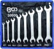 Bolsa 8 llaves fijas pulidas, 6 x 7 - 20 x 22 mm (din 3110)