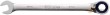 Llave combinada 15º reversible 72 d. c/trinquete, 9 mm