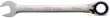 Llave combinada 15º reversible 72 d. c/trinquete, 16 mm