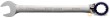 Llave combinada 15º reversible 72 d. c/trinquete, 17 mm