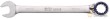 Llave combinada 15º reversible 72 d. c/trinquete, 19 mm