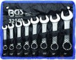 Bolsa 8 llaves combinadas extracortas sae (3/8" - 7/8")