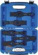 Estuche de 5 llaves combinadas de anillo de golpe bihex. (24 - 26 mm.) y torx tipo e (e18 -e20 -e24) para mercedes-benz / man / daf