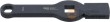 Llave de anillo de golpe hex, 22 mm. para uniones de pinza de freno de camión (cuadradillo 3/4"), h22 x 214 mm