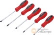 Blister 5 destornilladores planos + phillips