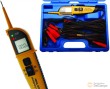 Estuche tester voltaje/ multifuncion con display + 8 pinzas variadas, apto para automoción - profesional