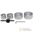 Estuche 4 coronas de corte con centrador (ø 32 - 54 mm.) profundidad de corte 24 mm.