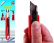Cutter retractil protección metálica, 18 mm., automático