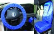 Conjunto cubrevolante + cubreasiento + cubrepomo, poliester