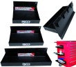 Set 3 bandejas magneticas para carro (150 x 120 - 210 x 120 - 310 x 120 mm)