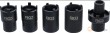 Estuche 5 vasos 1/2" almenados para diferencial y eje trasero mb107 - 114 - 115 - 116 - 126