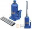 Gato de botella hidráulico con pistón doble 5 t (220 - 500 mm)