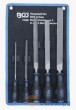 Estuche de 3 limas de taller (320 mm) + 2 limas de aguja (150 mm)
