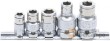 Regleta de 5 adaptadores de puntas con bola de retención, din iso 7261