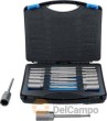 Estuche de 15 vasos hex. para atornillador/taladro electrico con vastago 1/4" (5,5 - 19 x 150 mm)