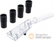 Blister de accesorio de aspiración para pistola de limpieza de aire comprimido pequeño + 4 adaptadores para bgs 70150