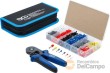 Estuche de alicate prensaterminales ø 0,25 - 10 mm2 + surtido de 1200 terminales cilindricos (ø 0,50 - 0,75 - 1,00 - 1,50 - 2,50 - 4,00 - 6,00 - 10,00 mm2)