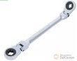 Llave doble carraca plana , articulada 270º torx tipo e (e14 x e18 mm)