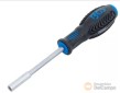 Destornillador portapuntas 1/4" con mango giratorio, 210 mm. con mango ergonómico bicomponente