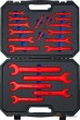 Estuche 20 llaves planas de una boca con aislamiento vde hasta 1.000 v. según en 60900/iec 60900 (6 - 32 mm)