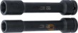 Blister 2 vasos largos 1/2" hex. de impacto especiales para sustitución de tuerca de brida del engranaje del diferencial de volvo ( 15 - 18 x 150 mm.)