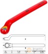 Llave estrella acodada de una boca bihex. con aislamiento vde hasta 1.000 v. según en 60900/iec 60900, 14 mm.