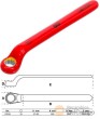 Llave estrella acodada de una boca bihex. con aislamiento vde hasta 1.000 v. según en 60900/iec 60900, 15 mm.