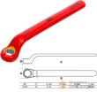 Llave estrella acodada de una boca bihex. con aislamiento vde hasta 1.000 v. según en 60900/iec 60900, 18 mm.