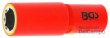 Vaso largo 1/2" hex. vde 1.000v. - 18 mm