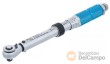 Llave dinamométrica 1/4" (3 - 24 nm.) bidireccional con cabeza estrecha