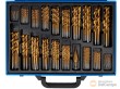 Estuche 231 brocas variadas acero hss-titanio, din338, ( ø 1.0 - 10 mm) + broca escalonada ø 4 - 22 mm